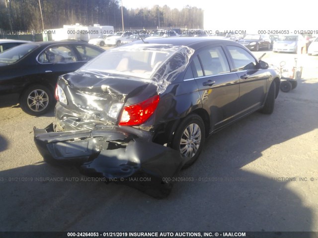 1C3LC46J38N295741 - 2008 CHRYSLER SEBRING LX BLACK photo 4