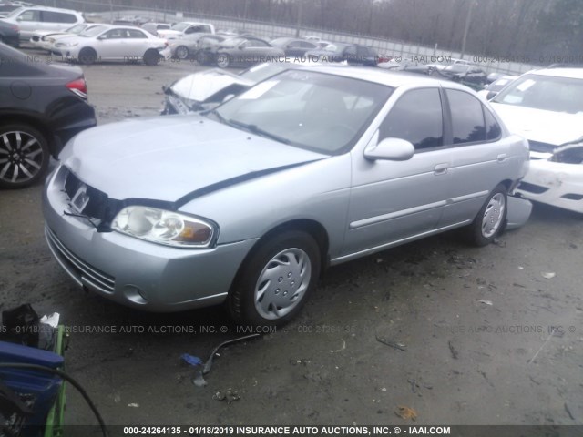 3N1CB51D34L488233 - 2004 NISSAN SENTRA 1.8/1.8S SILVER photo 2