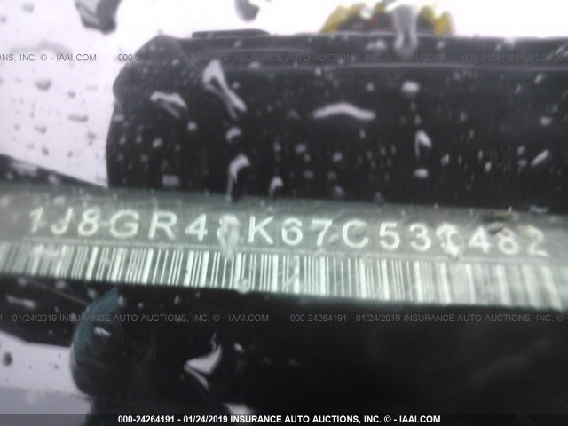 1J8GR48K67C535482 - 2007 JEEP GRAND CHEROKEE LAREDO/COLUMBIA/FREEDOM 黑色 照片 9