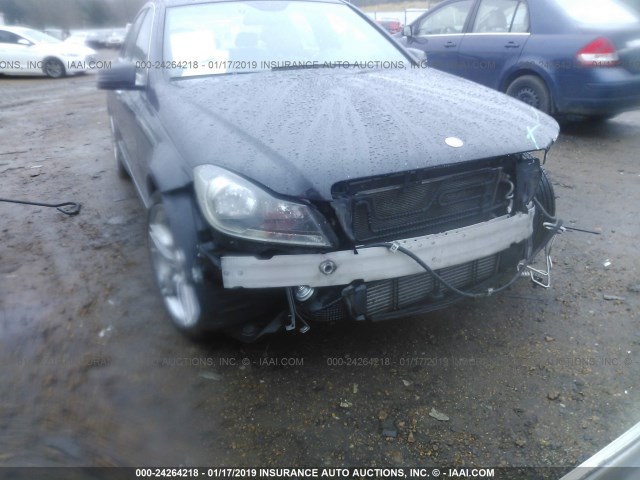 WDDGF4HB7DG089675 - 2013 MERCEDES-BENZ C 250 BLUE photo 6