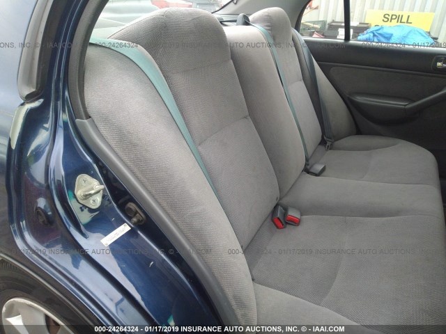 2HGES26732H556657 - 2002 HONDA CIVIC EX ლურჯი ფოტო 8