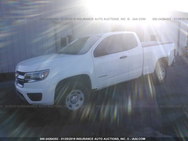 1GCHSAEA3F1175902 - 2015 CHEVROLET COLORADO WHITE photo 2