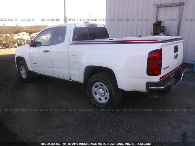 1GCHSAEA3F1175902 - 2015 CHEVROLET COLORADO WHITE photo 3