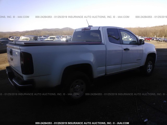 1GCHSAEA3F1175902 - 2015 CHEVROLET COLORADO WHITE photo 4