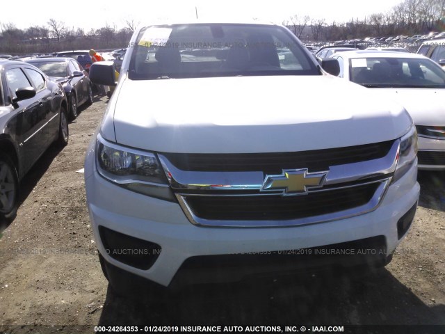 1GCHSAEA3F1175902 - 2015 CHEVROLET COLORADO WHITE photo 6