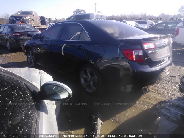 4T1BF1FK7CU130808 - 2012 TOYOTA CAMRY SE/LE/XLE 黑色 照片 3
