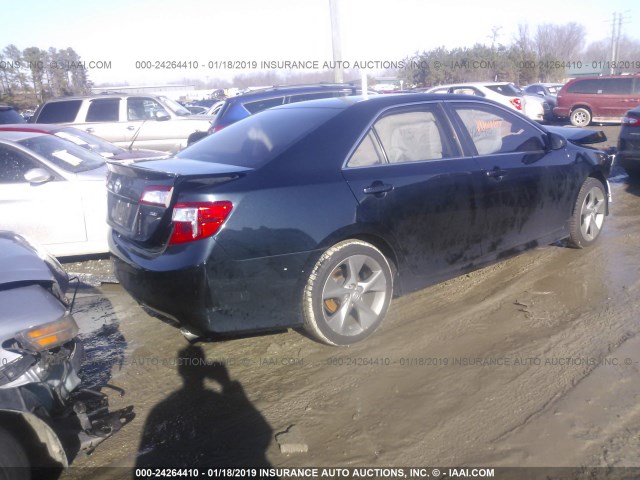 4T1BF1FK7CU130808 - 2012 TOYOTA CAMRY SE/LE/XLE 黑色 照片 4