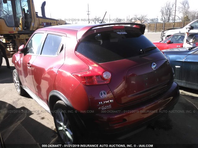 JN8AF5MV0BT017876 - 2011 NISSAN JUKE S/SV/SL RED photo 3