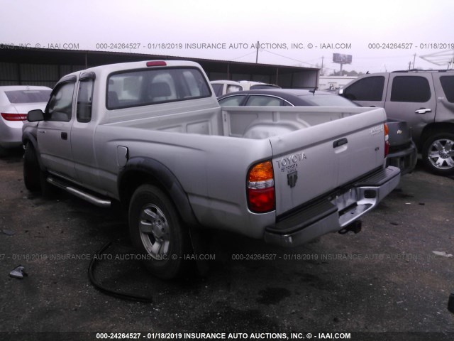 5TESN92N73Z174756 - 2003 TOYOTA TACOMA XTRACAB PRERUNNER GRAY photo 3