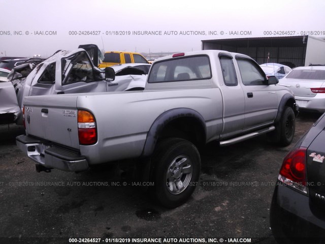 5TESN92N73Z174756 - 2003 TOYOTA TACOMA XTRACAB PRERUNNER GRAY photo 4