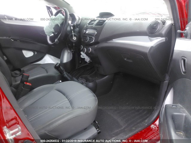 KL8CA6S91EC557068 - 2014 CHEVROLET SPARK LS RED photo 5