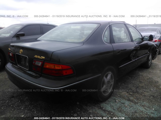 4T1BF18B2WU235502 - 1998 TOYOTA AVALON XL/XLS BLACK photo 4