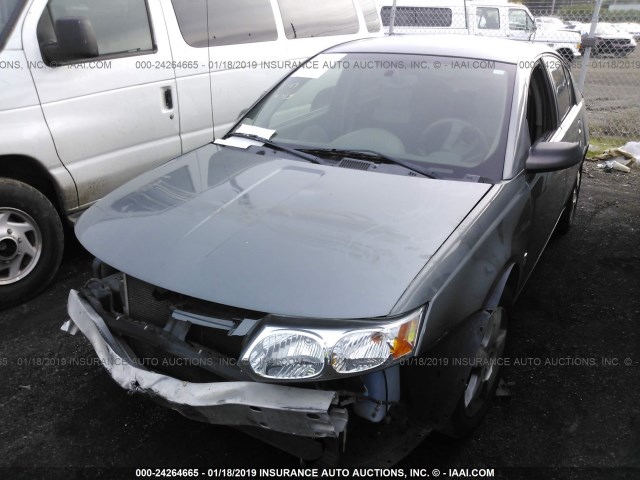 1G8AL55F07Z125246 - 2007 SATURN ION LEVEL 3 GRAY photo 2