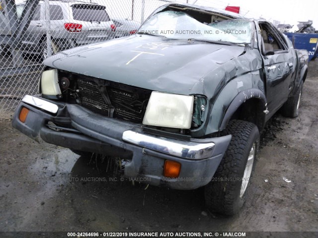 4TASM92NXYZ577745 - 2000 TOYOTA TACOMA XTRACAB PRERUNNER GREEN photo 2