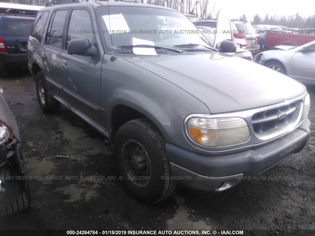 1FMZU73E31ZA14267 - 2001 FORD EXPLORER XLT GREEN photo 1