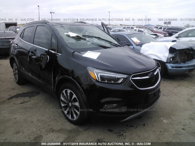 KL4CJCSB1JB560748 - 2018 BUICK ENCORE ESSENCE BLACK photo 1