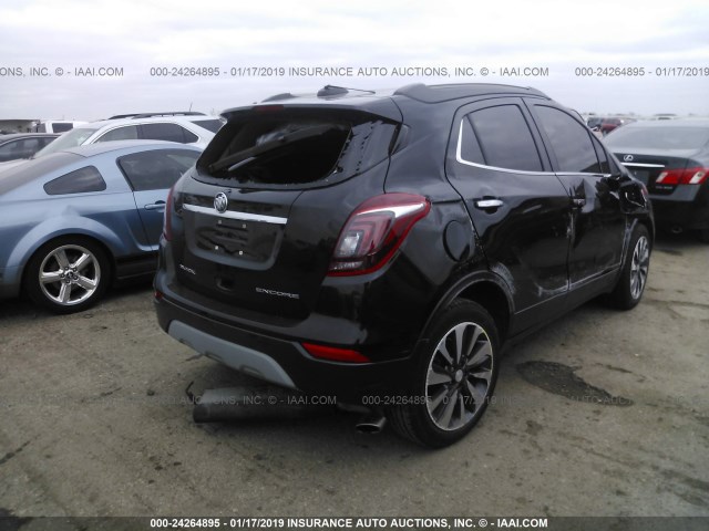 KL4CJCSB1JB560748 - 2018 BUICK ENCORE ESSENCE BLACK photo 4