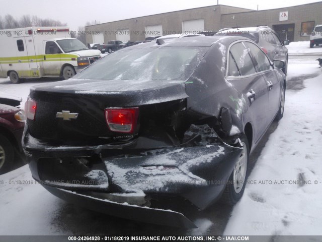 1G11B5SA9DF187638 - 2013 CHEVROLET MALIBU LS BLACK photo 4