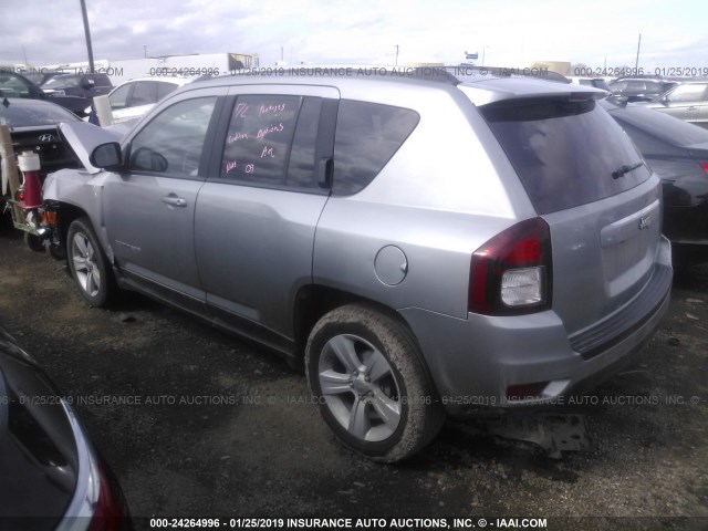 1C4NJCBA5GD704949 - 2016 JEEP COMPASS SPORT SILVER photo 3