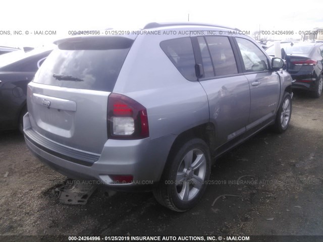 1C4NJCBA5GD704949 - 2016 JEEP COMPASS SPORT SILVER photo 4