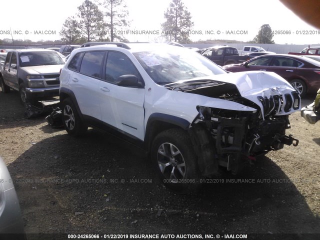1C4PJMBS4EW255403 - 2014 JEEP CHEROKEE TRAILHAWK თეთრი ფოტო 1