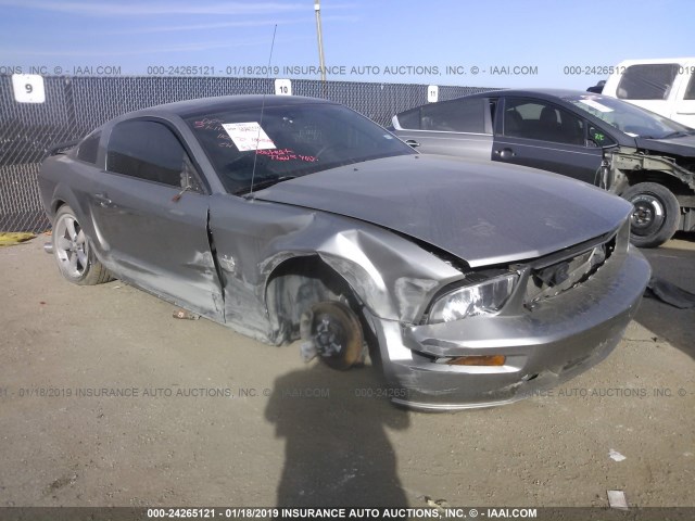 1ZVHT82H595103259 - 2009 FORD MUSTANG GT SILVER photo 1