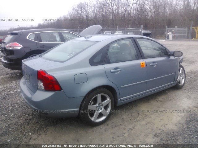 YV1MS382282383002 - 2008 VOLVO S40 2.4I BLUE photo 4