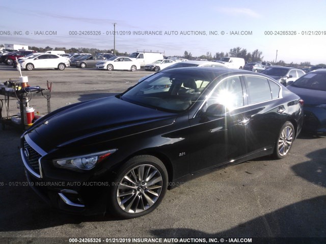 JN1EV7AP8JM591266 - 2018 INFINITI Q50 LUXE/SPORT BLACK photo 2