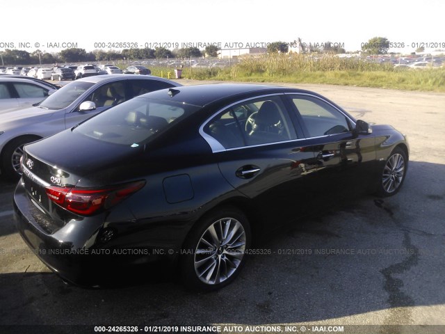 JN1EV7AP8JM591266 - 2018 INFINITI Q50 LUXE/SPORT BLACK photo 4