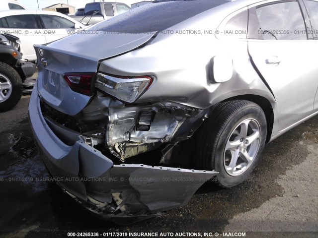 1G1ZB5ST9HF137722 - 2017 CHEVROLET MALIBU LS SILVER photo 6