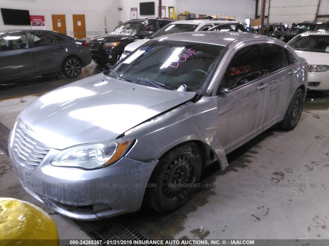 1C3CCBBB8DN509815 - 2013 CHRYSLER 200 TOURING SILVER photo 2