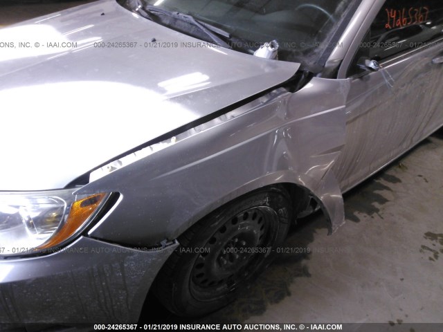 1C3CCBBB8DN509815 - 2013 CHRYSLER 200 TOURING SILVER photo 6