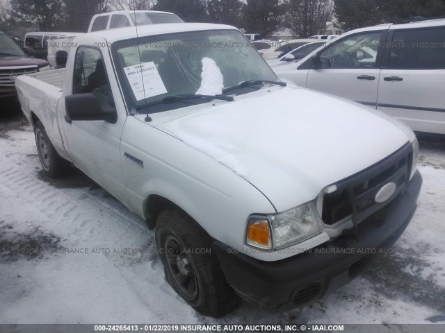 1FTYR11U58PA06699 - 2008 FORD RANGER WHITE photo 1