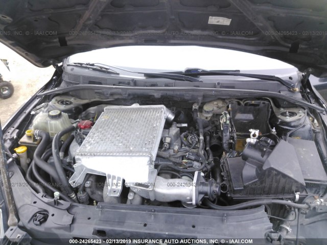 JM1BK34L881166667 - 2008 MAZDA SPEED 3 BLACK photo 10