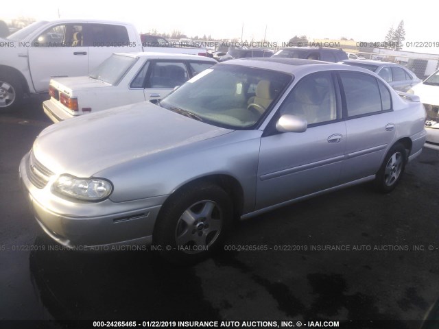1G1NE52JX3M703623 - 2003 CHEVROLET MALIBU LS SILVER photo 2
