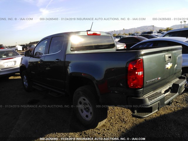 1GCGSBEN2H1170018 - 2017 CHEVROLET COLORADO GRAY photo 3