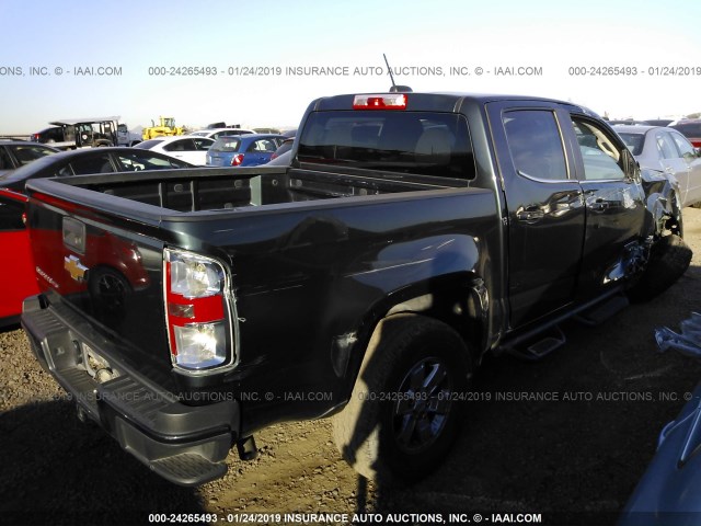 1GCGSBEN2H1170018 - 2017 CHEVROLET COLORADO GRAY photo 4