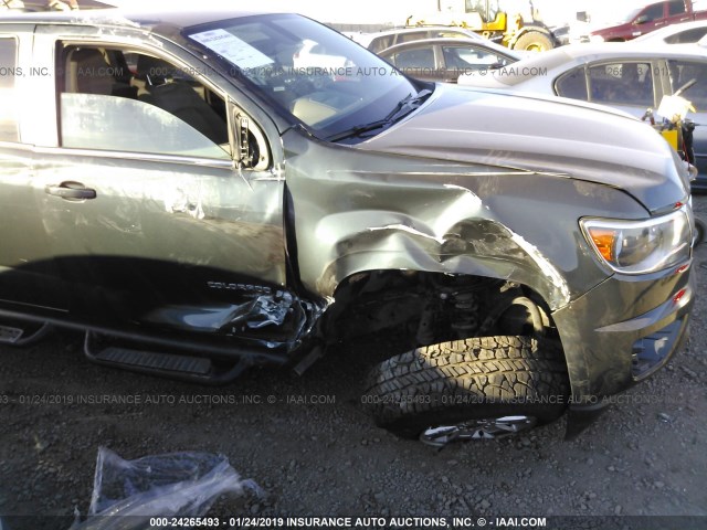 1GCGSBEN2H1170018 - 2017 CHEVROLET COLORADO GRAY photo 6