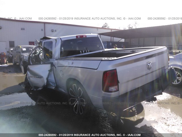 1C6RD6FP5CS313841 - 2012 DODGE RAM 1500 ST SILVER photo 3