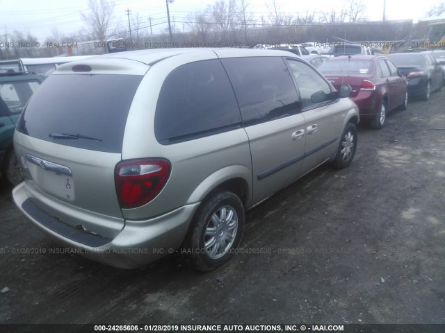 1C4GP45R15B301641 - 2005 CHRYSLER TOWN & COUNTRY  GOLD photo 4