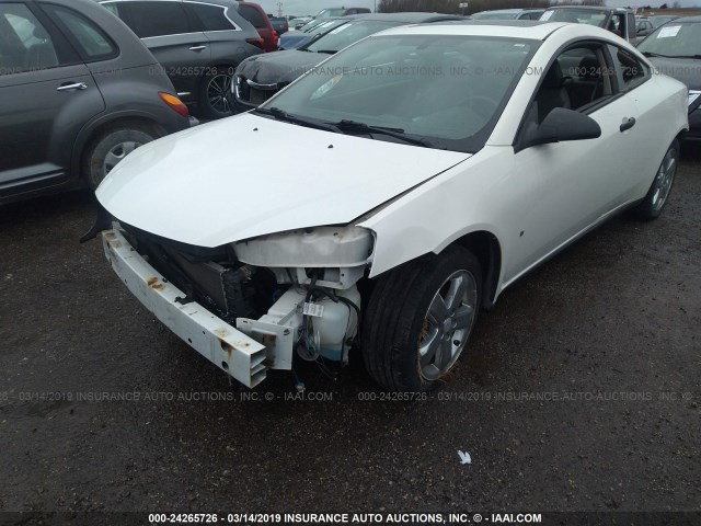 1G2ZH18N674278172 - 2007 PONTIAC G6 GT WHITE photo 6