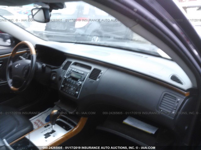 KMHFC46F36A053083 - 2006 HYUNDAI AZERA SE/LIMITED BLACK photo 5