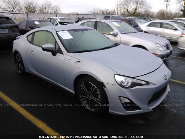 JF1ZNAA10D1733757 - 2013 TOYOTA SCION FR-S SILVER photo 1
