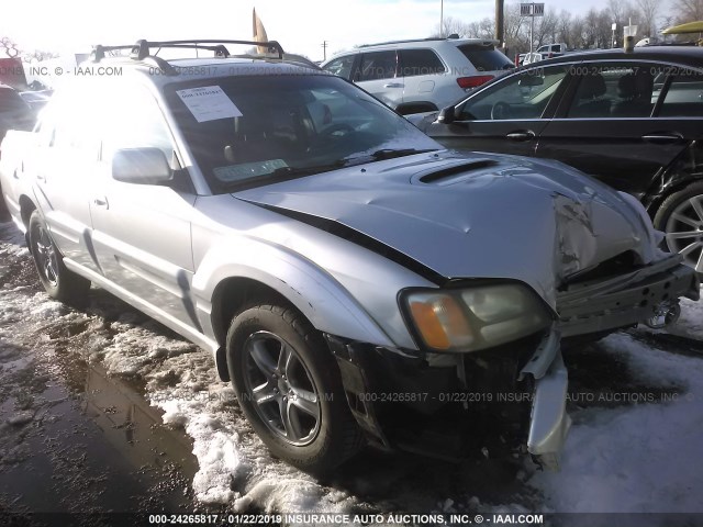 4S4BT63C755106508 - 2005 SUBARU BAJA TURBO SILVER photo 1