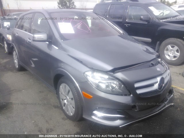 WDDVP9AB9HJ015050 - 2017 MERCEDES-BENZ B 250E GRAY photo 1