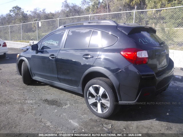 JF2GPABC4H8204225 - 2017 SUBARU CROSSTREK PREMIUM BLACK photo 3