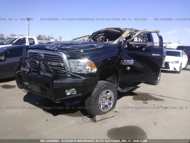 3C6UR5DL6FG577037 - 2015 RAM 2500 SLT BLACK photo 2