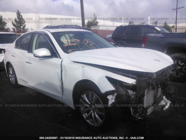 JN1BV7AP4EM692345 - 2014 INFINITI Q50 PREMIUM/SPORT WHITE photo 1