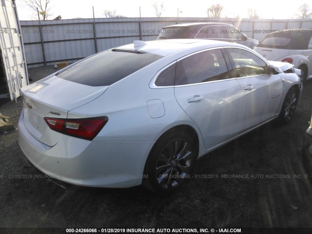 1G1ZH5SX1HF123864 - 2017 CHEVROLET MALIBU PREMIER WHITE photo 4