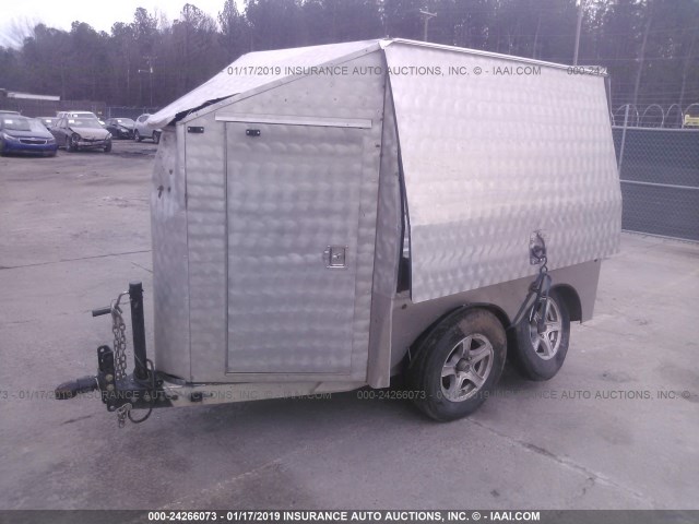 4S9BM0628JG242376 - 2018 CUSTOM TRAILER INC MINI  SILVER photo 2